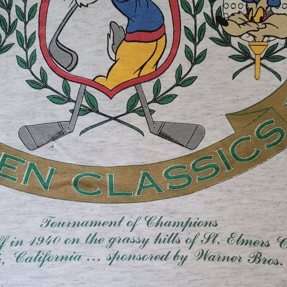 Warner Bros 1991 Open Classic Tee - Picture 2 of 4